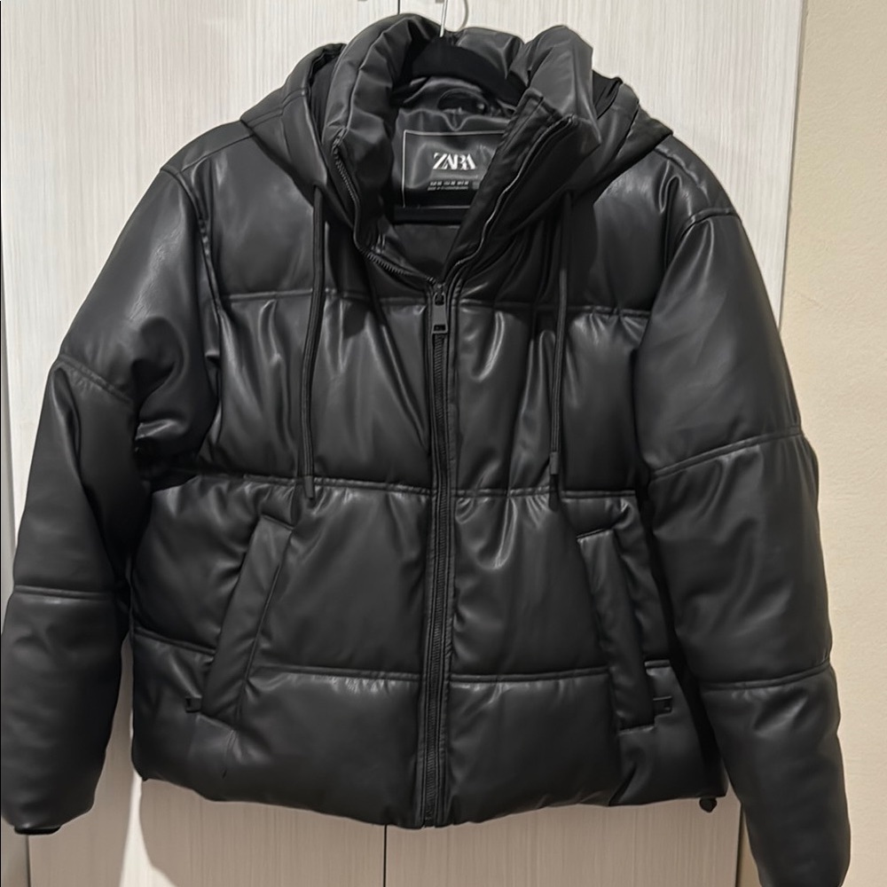 Zara Black Puffer Jacket
